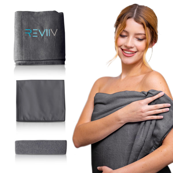 Reviiv Sauna Blanket Insert Towel Kit Bamboo Cotton Blend