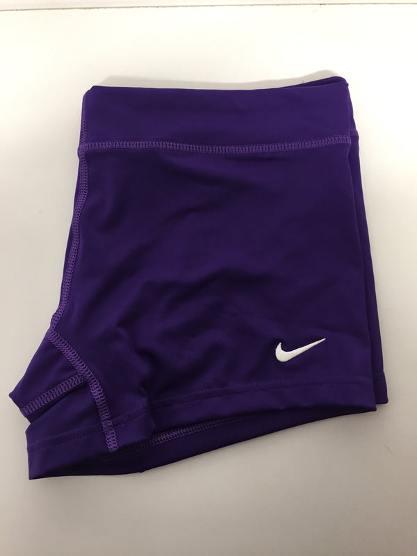 Nike Women Size Large Purple Vllybll Dri-fit Shorts
