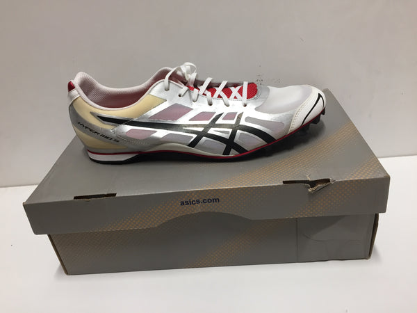 Asics Men Athletic Shoes (Running) Size 12 White/silver/black