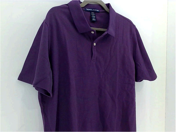 Devon and Jones Womens Polo Regular Short Sleeve Color Purple Size XXLarge Tops