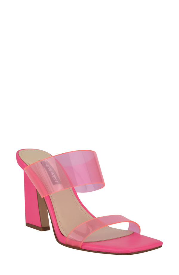 Instaa Heeled Slide Sandals Size 6.5