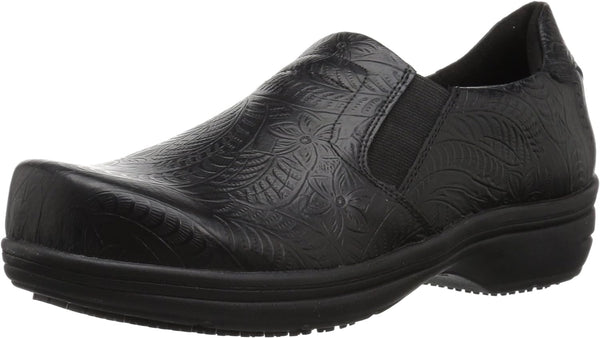 Women's Bind Health Care Professional Shoe 12 Wide Black Embossed Size 12