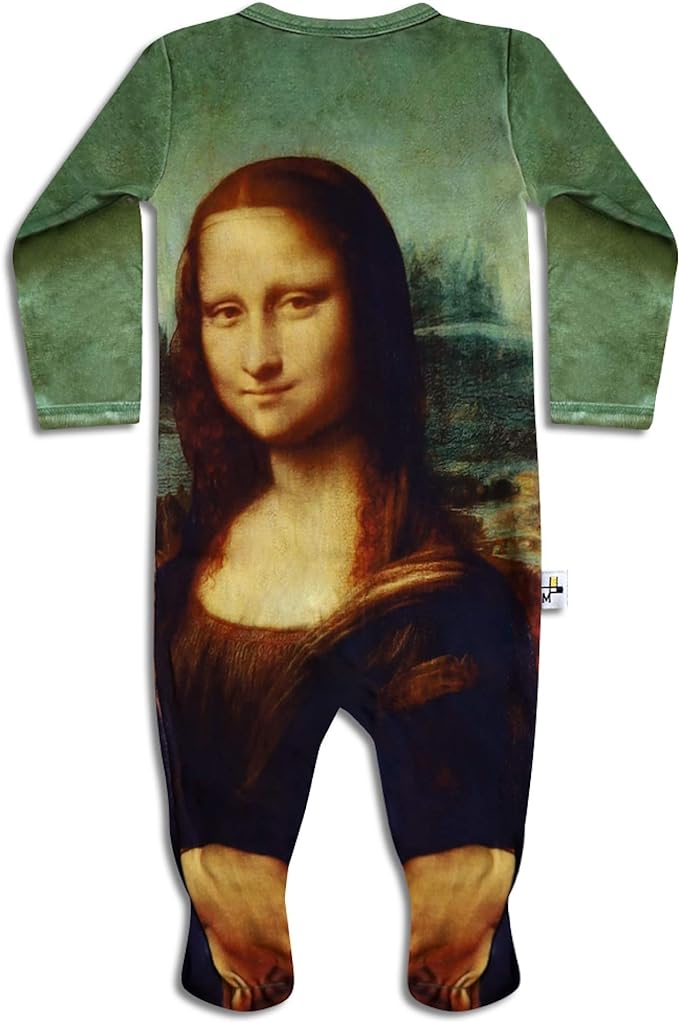 Baby Boy Collection Mona Lisa Footie Bodysuit Size 6 to 9 Months