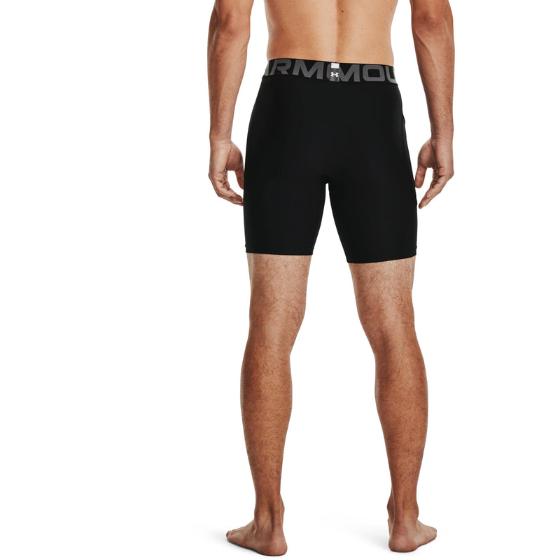 Men's HeatGear Compression Shorts Black/Grey - Medium