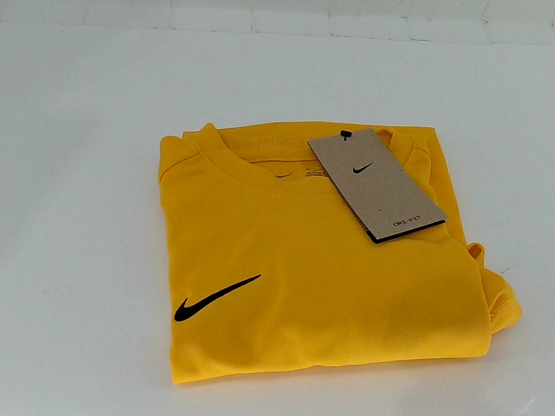 Nike Youth Park Vii Short Sleeve Shirt Gold Large Color Gold Size Large
