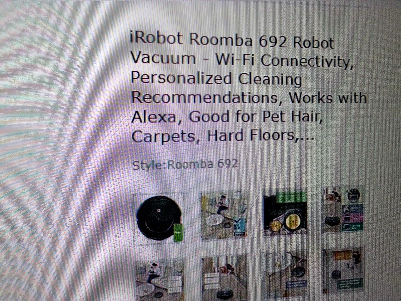 iRobot Roomba 692 Robot Vacuum Cleaner with Smart Features