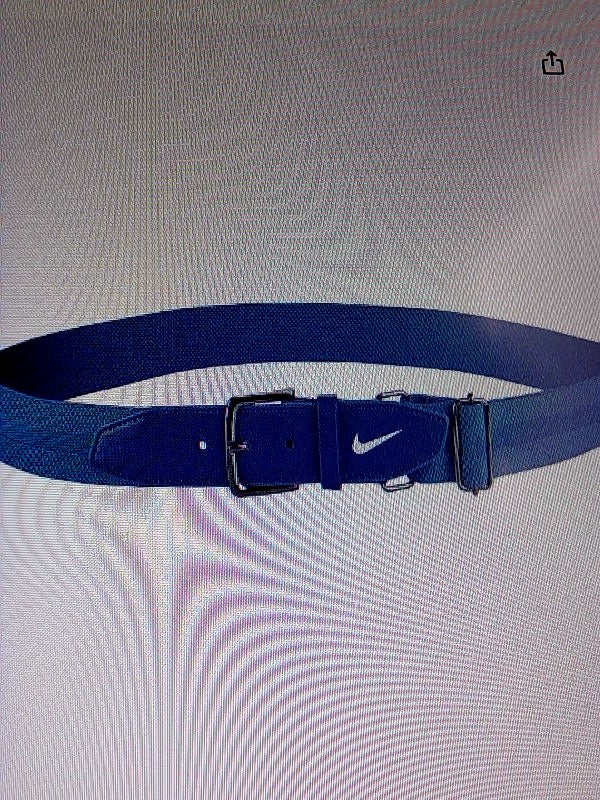 Nike Mens Baseball Belt Color Royal Blue Size One Size