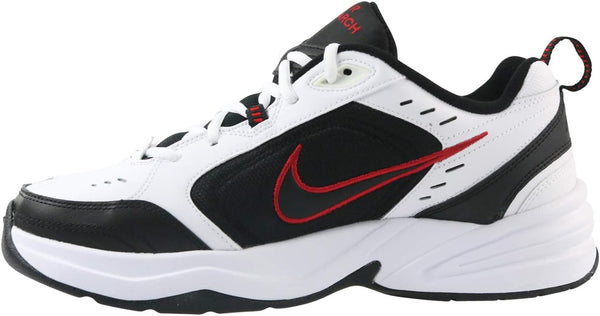 Nike Men's Air Monarch Iv Cross Trainer Color White/Black Size 6.5 Pair of Shoes