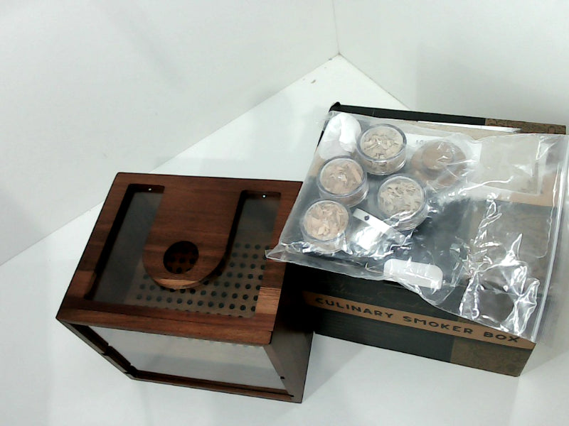 Wooden Culinary Smoker Box for Home Use