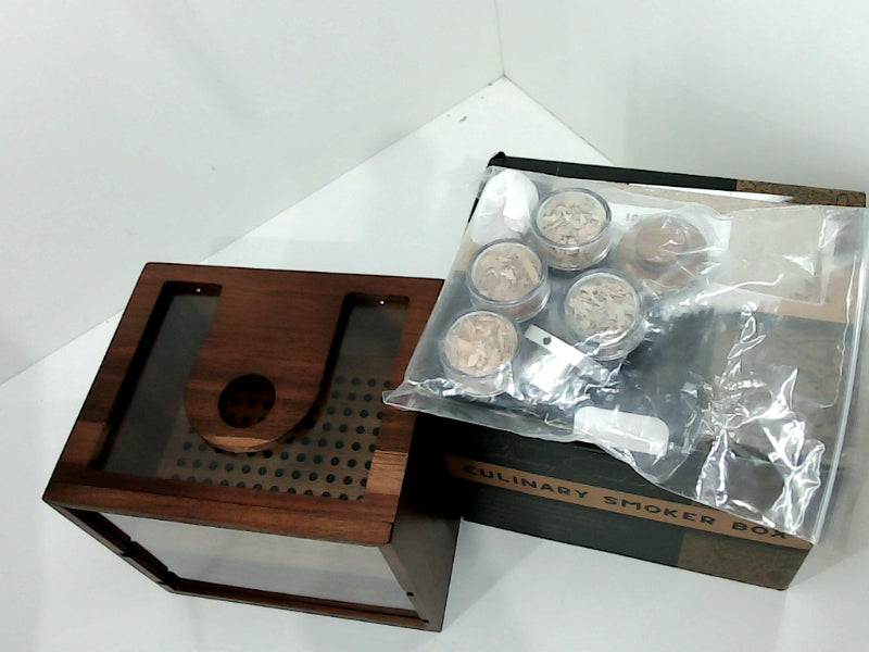 Wooden Culinary Smoker Box for Home Use