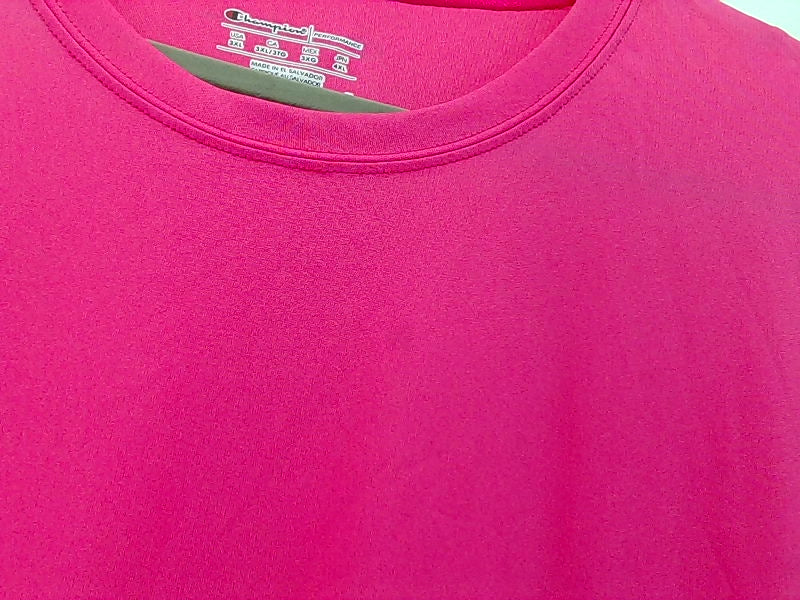 Champion Men's Hot Pink Long Sleeve T-Shirt 3XLarge