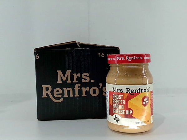 Mrs Renfro's Hot Ghost Pepper Nacho Cheese Sauce 16 Color MultiColor Size 6 Pz