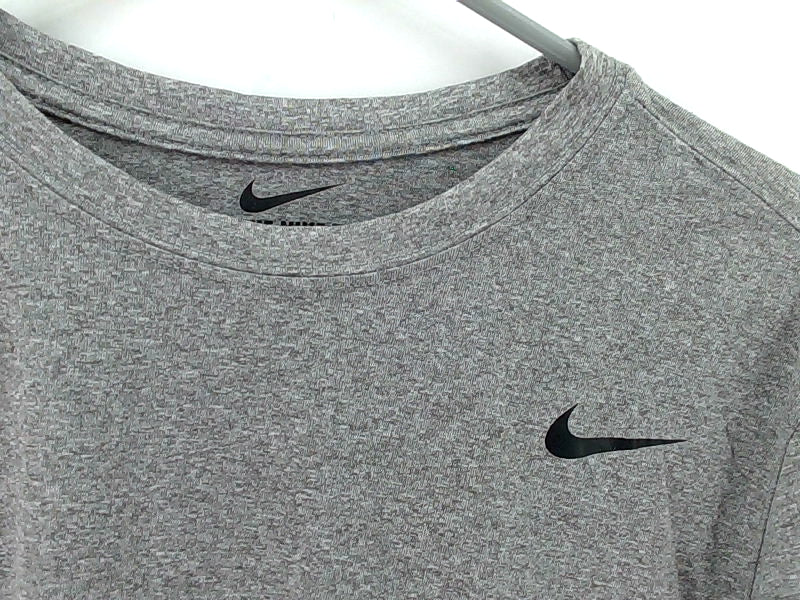 Nike Men's Dri-Fit Gray Long Sleeve T-Shirt Size Large