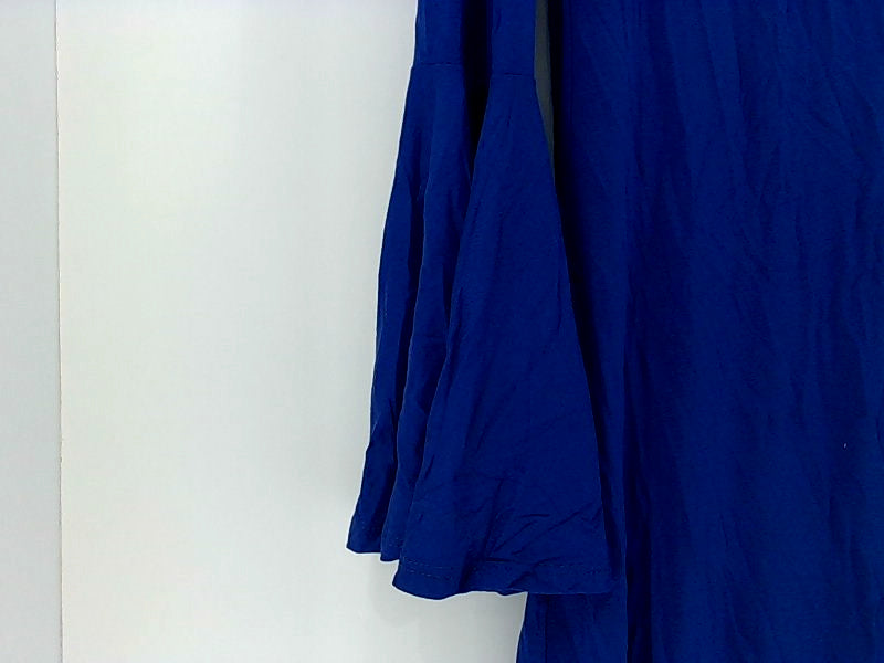 Royal Blue Plus Size Long Sleeve Relaxed Fit Dress XX-Large