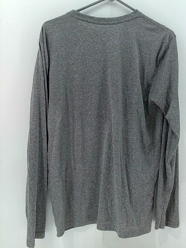 Nike Men's Dri-Fit Gray Long Sleeve T-Shirt Size Large