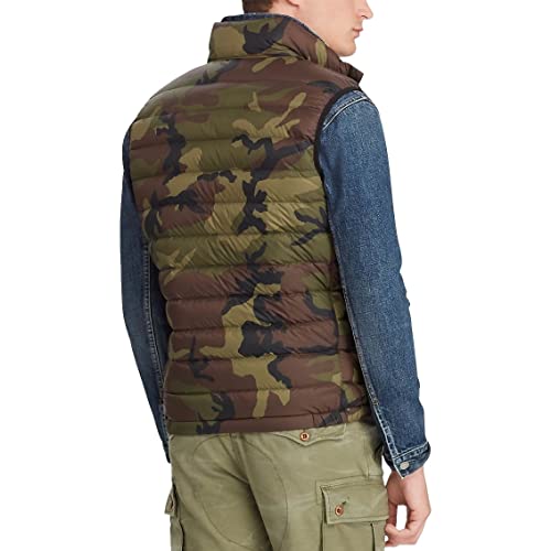 Polo Ralph Lauren Men's Medium Camo Packable Down Vest