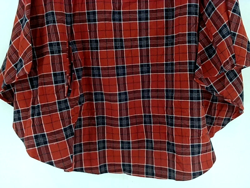 Plaid Mock Neck Zipper Jacket - Small