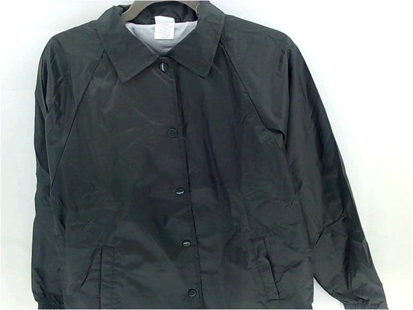 Augusta Sportswear Boys JACKET Snap Jacket Color Dark Green Size Large