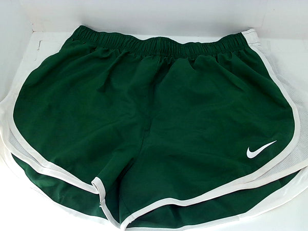 Nike Women's Dri Fit Tempo Track 3.5 Short Large Dark Green Size Large