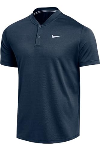 Nike Men's Dri-FIT Blade Polo Shirt Medium Navy