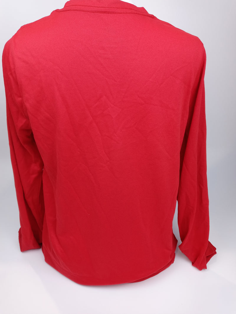 Nike Boys Legend Long Sleeve Athletic T Shirt Red Size X Large