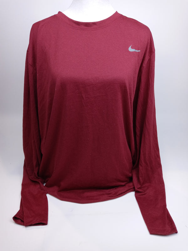 Nike T Shirt Men Size 2xl Color Maroon Dri Fit