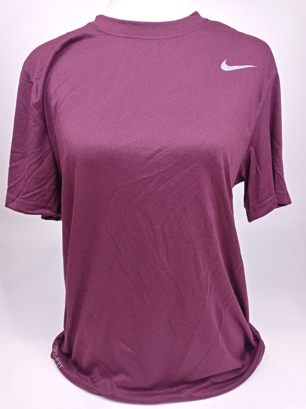 Nike Men's Legend Short Sleeve Tee Maroon Medium T-Shirt