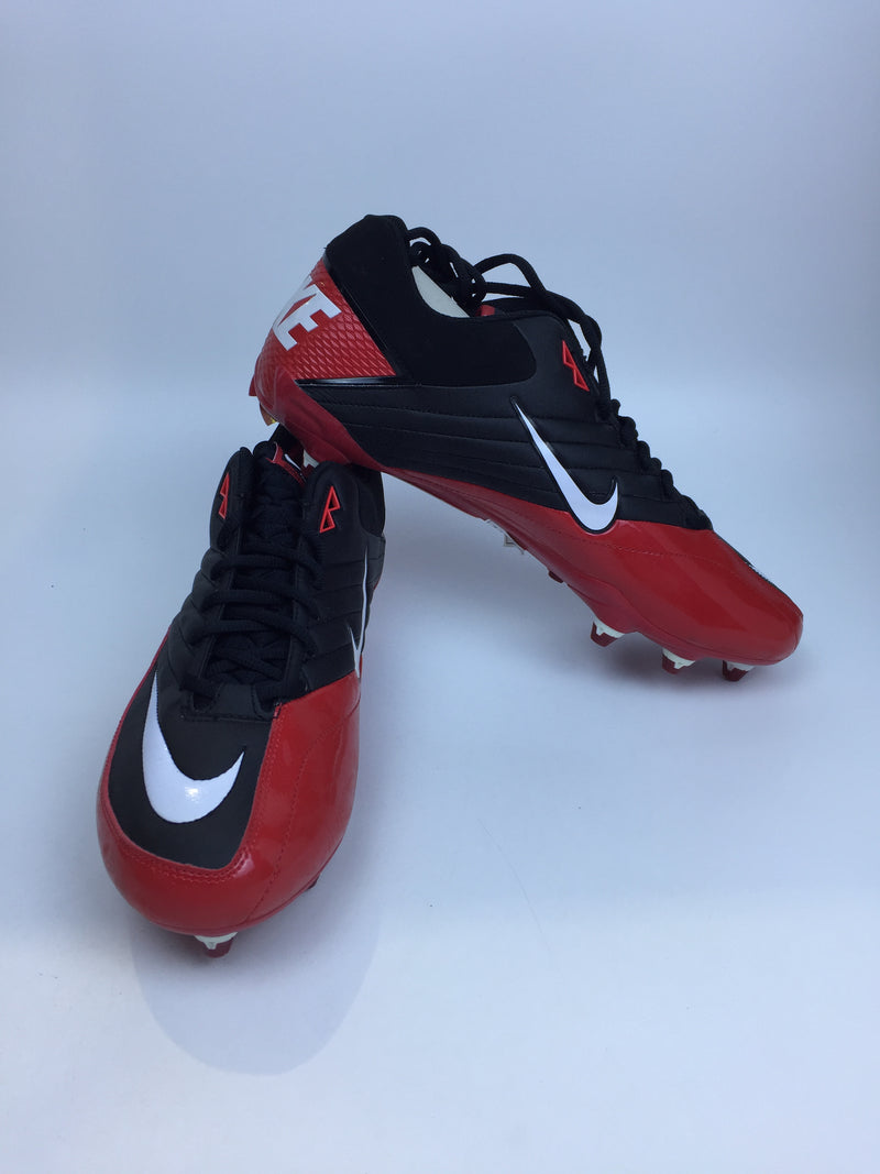 NIKE SUPER SPEED D 396238 016 BLACK/WHITE GAME RED SIZE 14
