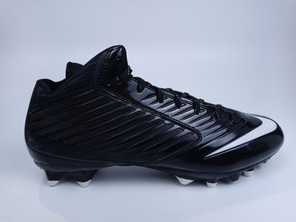 Nike Men Speed 3/4 Soccer Black White Size 12.5 Pair of Shoes