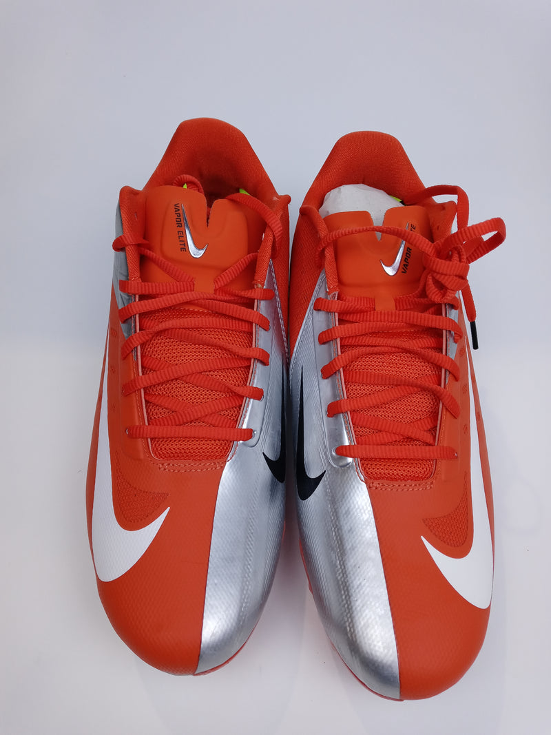 Nike Men Size 12.5 Orange Flash White Pair Of Shoes