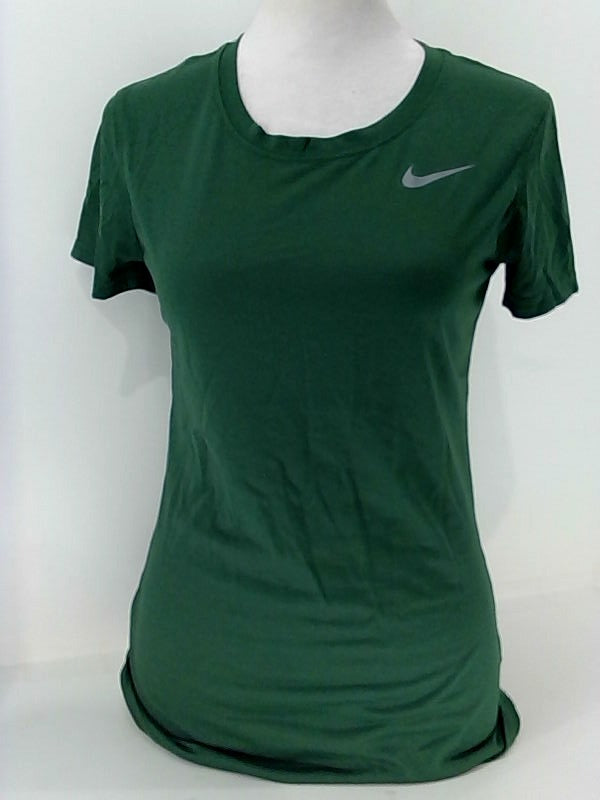 Nike Womens Legend Tee Short Sleeve Top XSmall Green Relaxed Fit Activewear