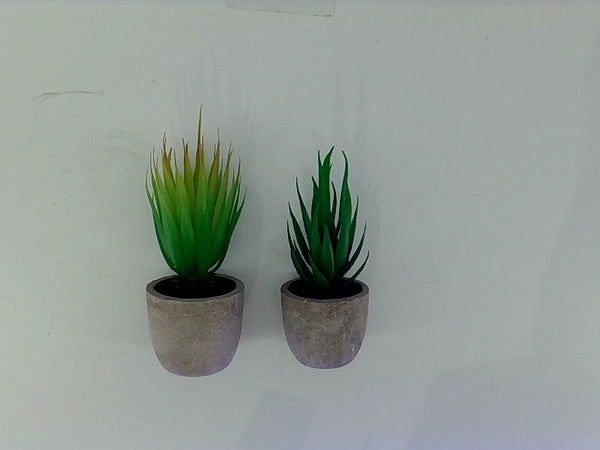 Velener Artificial Aloe Plant Color Kelly Green Size Set of 2