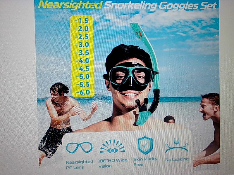 Wave Blue Snorkel and Mask Set for Water Adventures