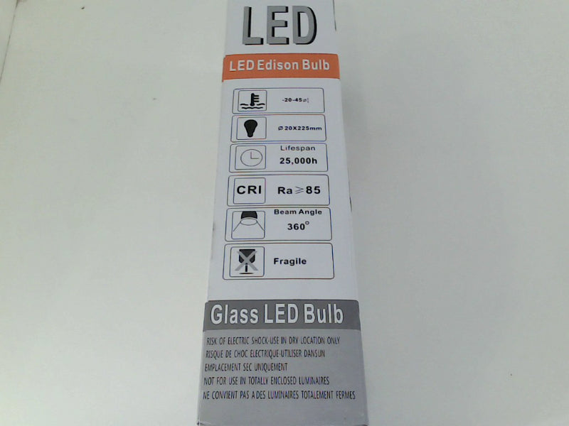 LOOLS T6 Glass LED Edison Bulb Energy Efficient Home Accessory