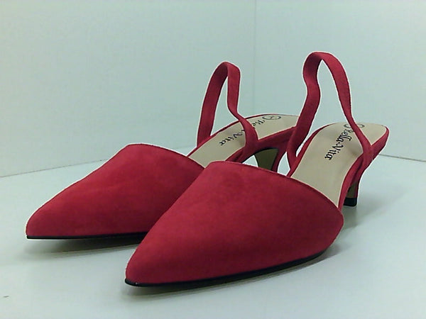 Bella Vita Womens 50-5855 Toe None Heels Color Cardinal Red Size 7 Pair of Shoes