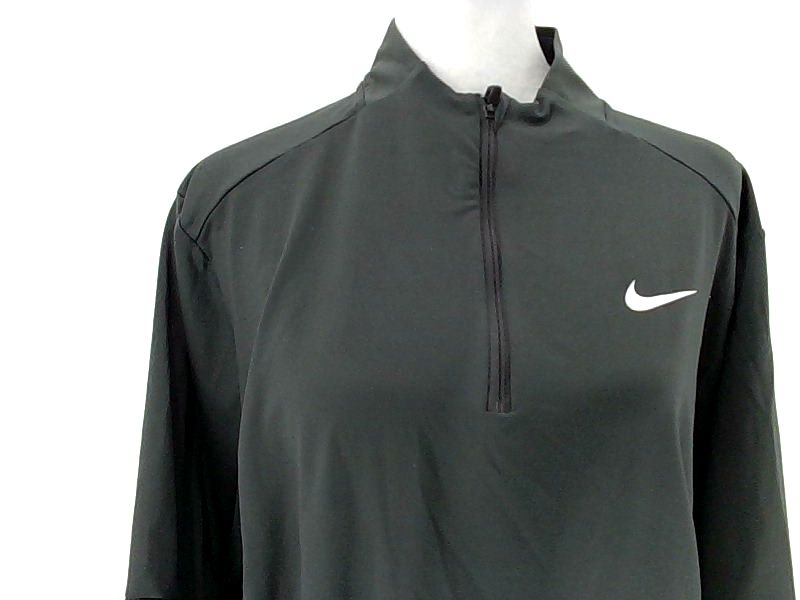 Nike Mens DRI-FIT ELEMENT 1/2 ZIP TOP Stretch Strap Zipper Active Sweatshirt Large