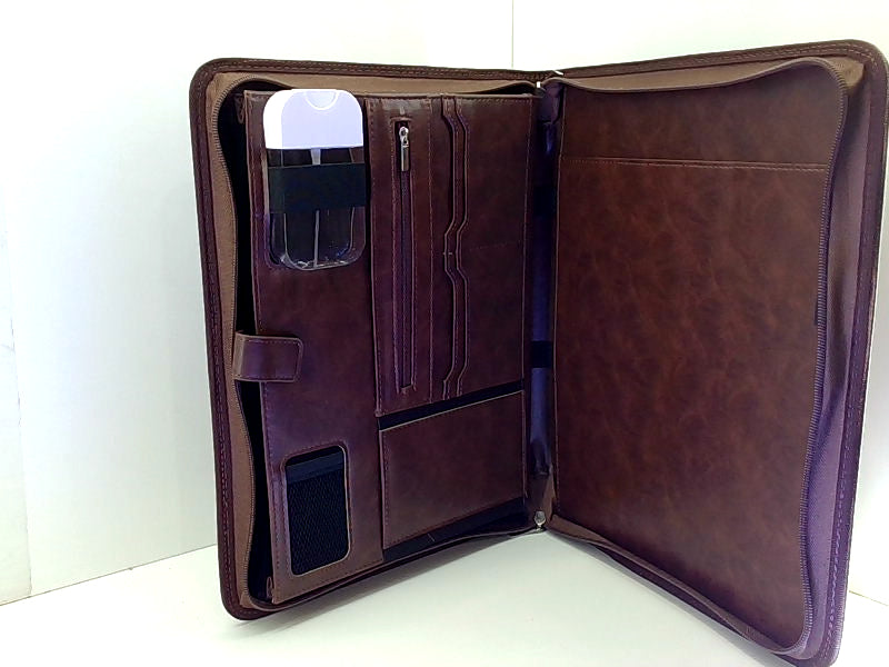 Vegan Leather Smart Notebook Cover Color Brown