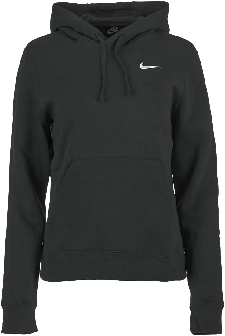 Nike Womens Pullover Fleece Hoodie Color Black & White Size XXLarge
