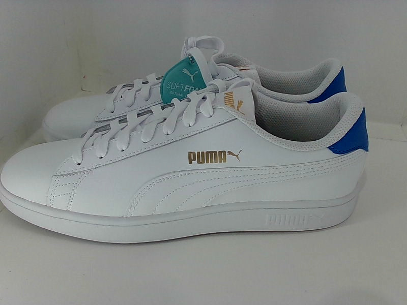 Puma Men's Smash V2 White/Blue Fashion Sneakers Size 11.5