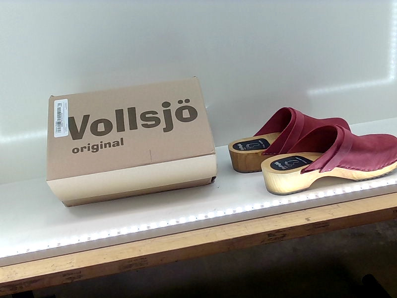 Vollsjo Clogs with Wooden Sole Size 9