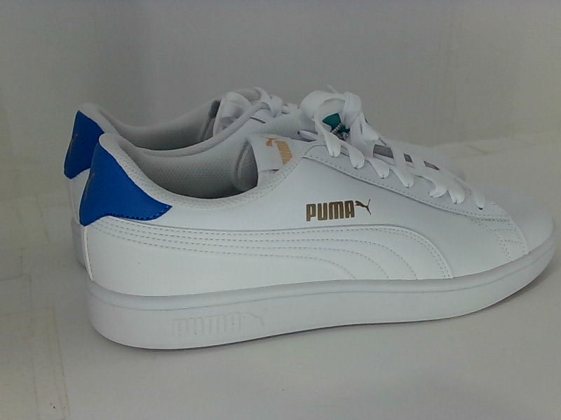 Puma Men's Smash V2 White/Blue Fashion Sneakers Size 11.5