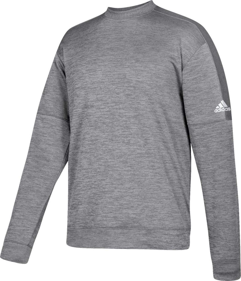 Adidas Athletics Crew Sweatshirt Small Navy Melange/White