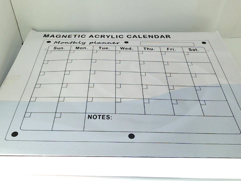 Magnetic Acrylic Monthly Calendar 16x12