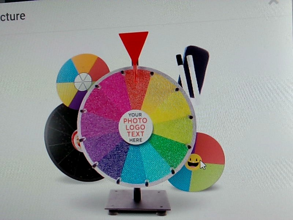 Good Goods Supply Prize Wheel Color MultiColor Size 12 Inch