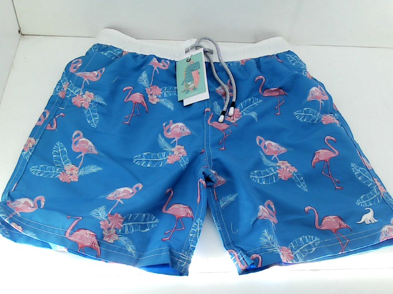 Surfcuz Swim Boys Loose Fit Pull on Shorts Color Navy Blue Size Small