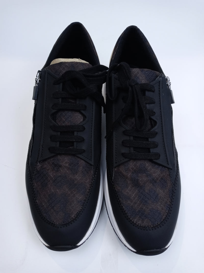 FRANCO SARTO WOMEN'S IMPERIAL SNEAKER -BLACK HAZYLEOPARD SIZE 11