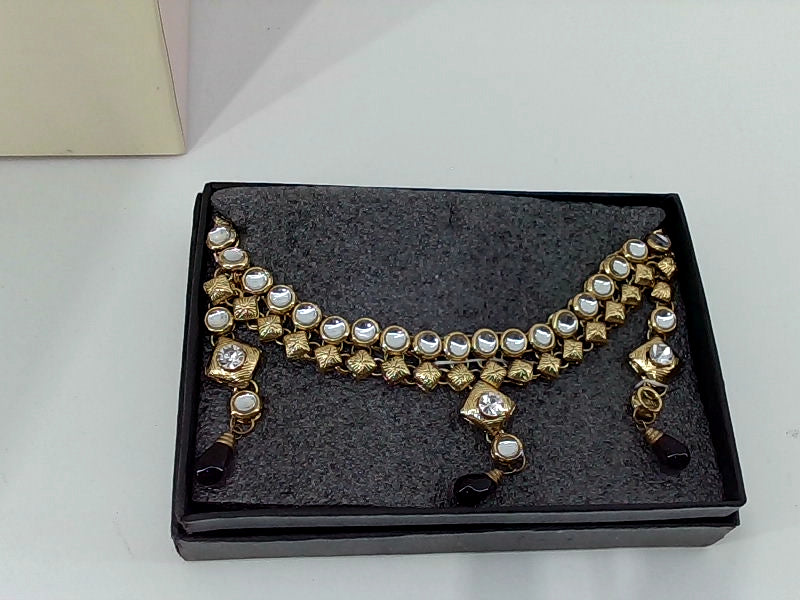 Necklace Set Pwnsl155 01kr Y Color Gold Black