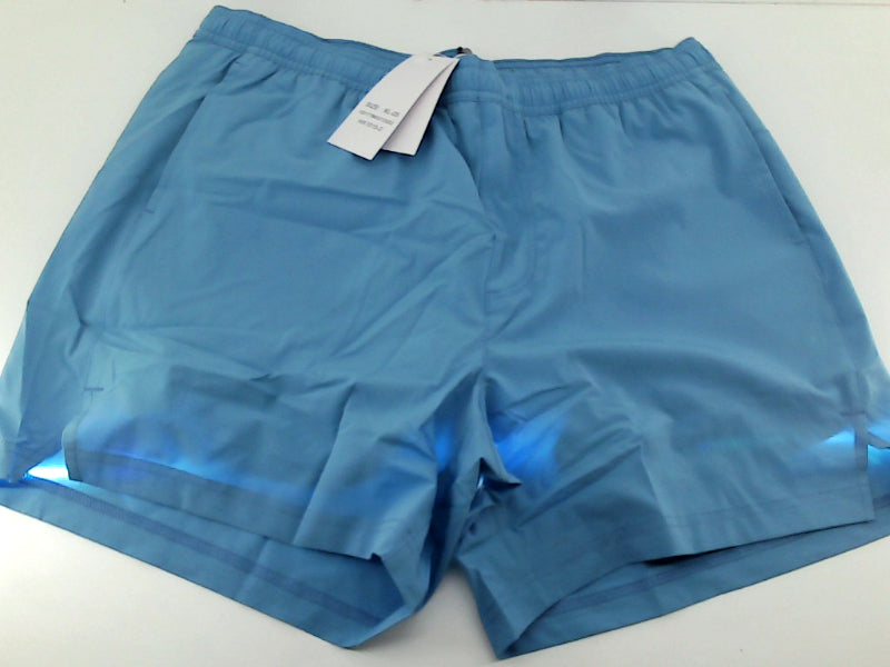 Maamgic Men's Loose Fit Gym Running Shorts Light Blue XLarge