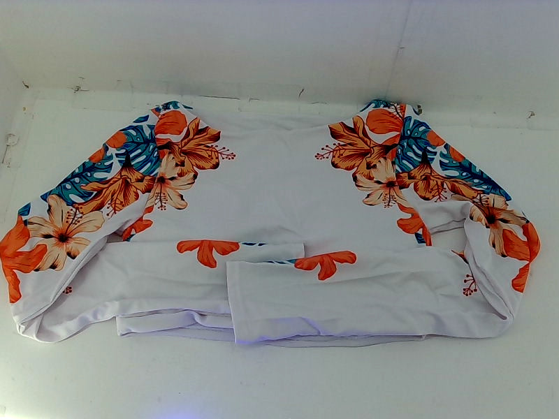 Floral Rash Guard Swimsuit Small