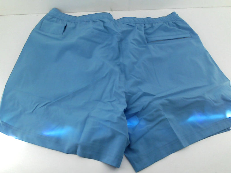 Maamgic Men's Loose Fit Gym Running Shorts Light Blue XLarge